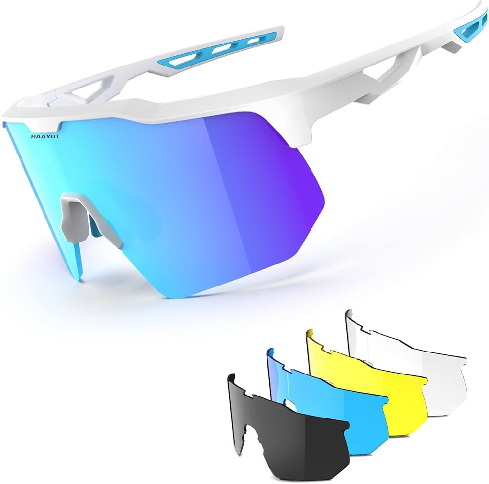 HAAYOT Polarized Sports Sunglasses for Men Women Youth Baseball Cycling Running Softball Biking G... | Amazon (US)