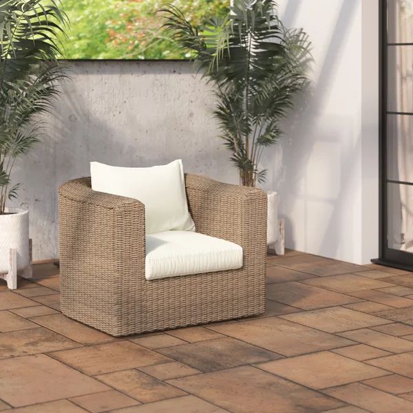 Khris Patio Chair with Cushions | Wayfair North America