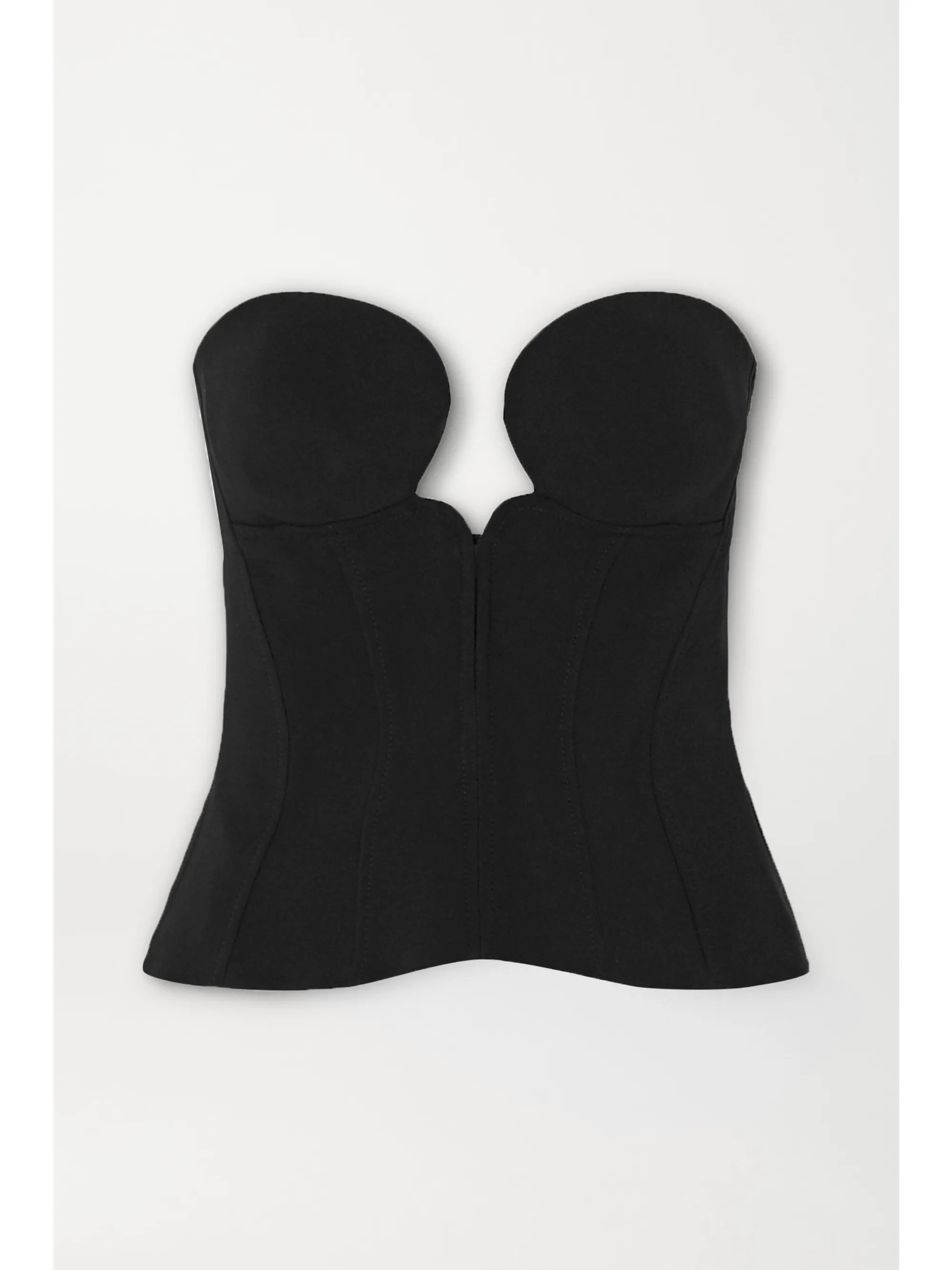 Bustier-Oberteil aus Crêpe | NET-A-PORTER (UK & EU)