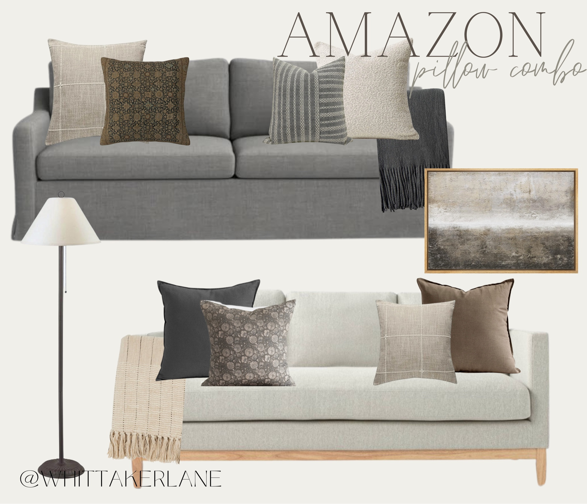Pillow combo for gray couches! 

Light grey couch, dark grey couch, pillow covers, transitional decor, transitional inspo, affordable couch, studio McGee, McGee and co, amber lewis, amber interiors, Amazon pillows, Amazon art, Amazon home, Amazon home decor, Amazon floor lamp 

#LTKU #LTKhome #LTKsalealert