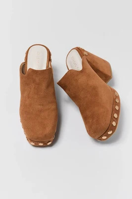 Brown Platform Clog Mule | Avara