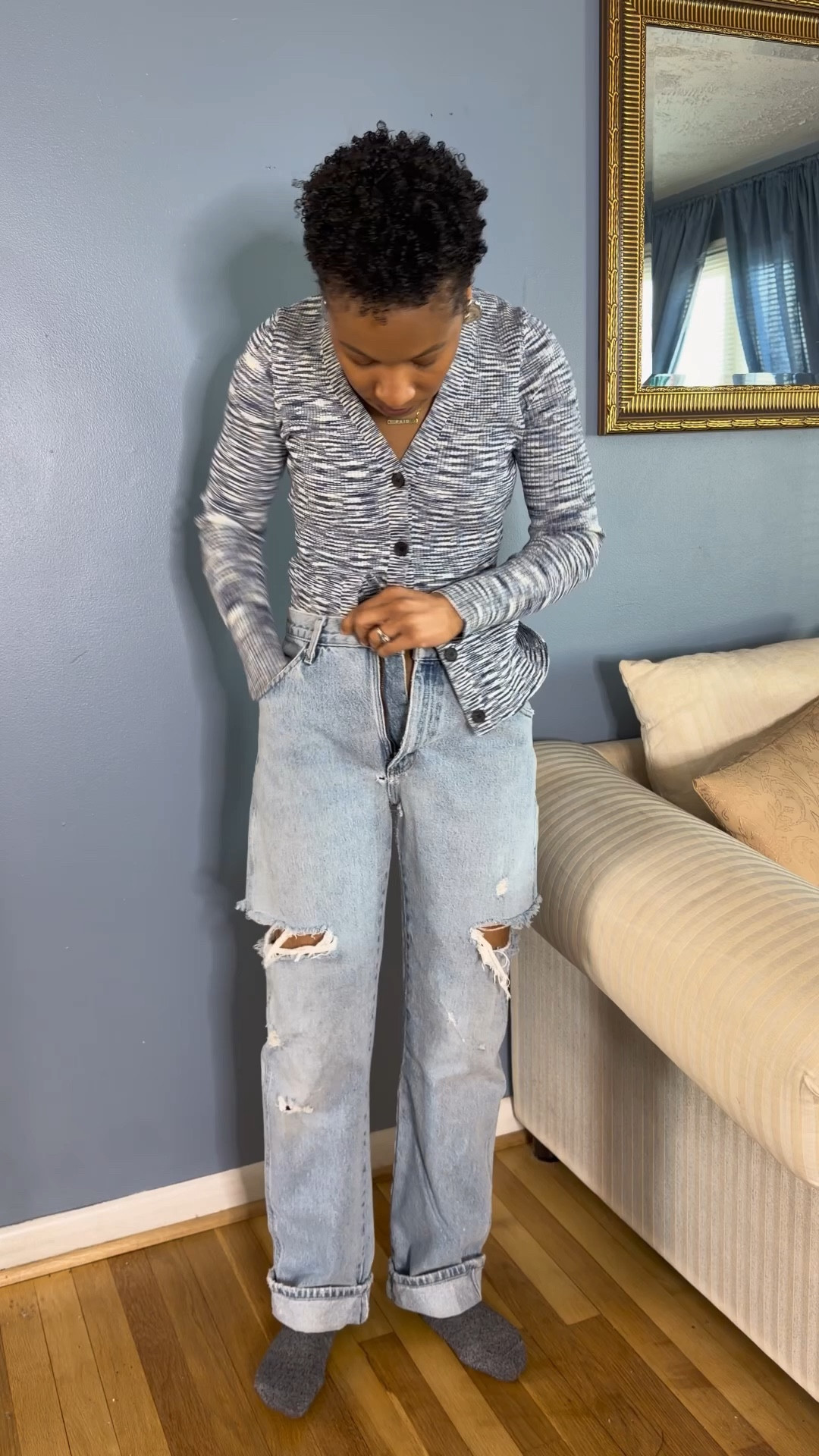 This sweater is also versatile enough to wear with jeans and sneakers. This look is the definition of elevated casual. 

#LTKootd #LTKgrwm #LTKSpringSale