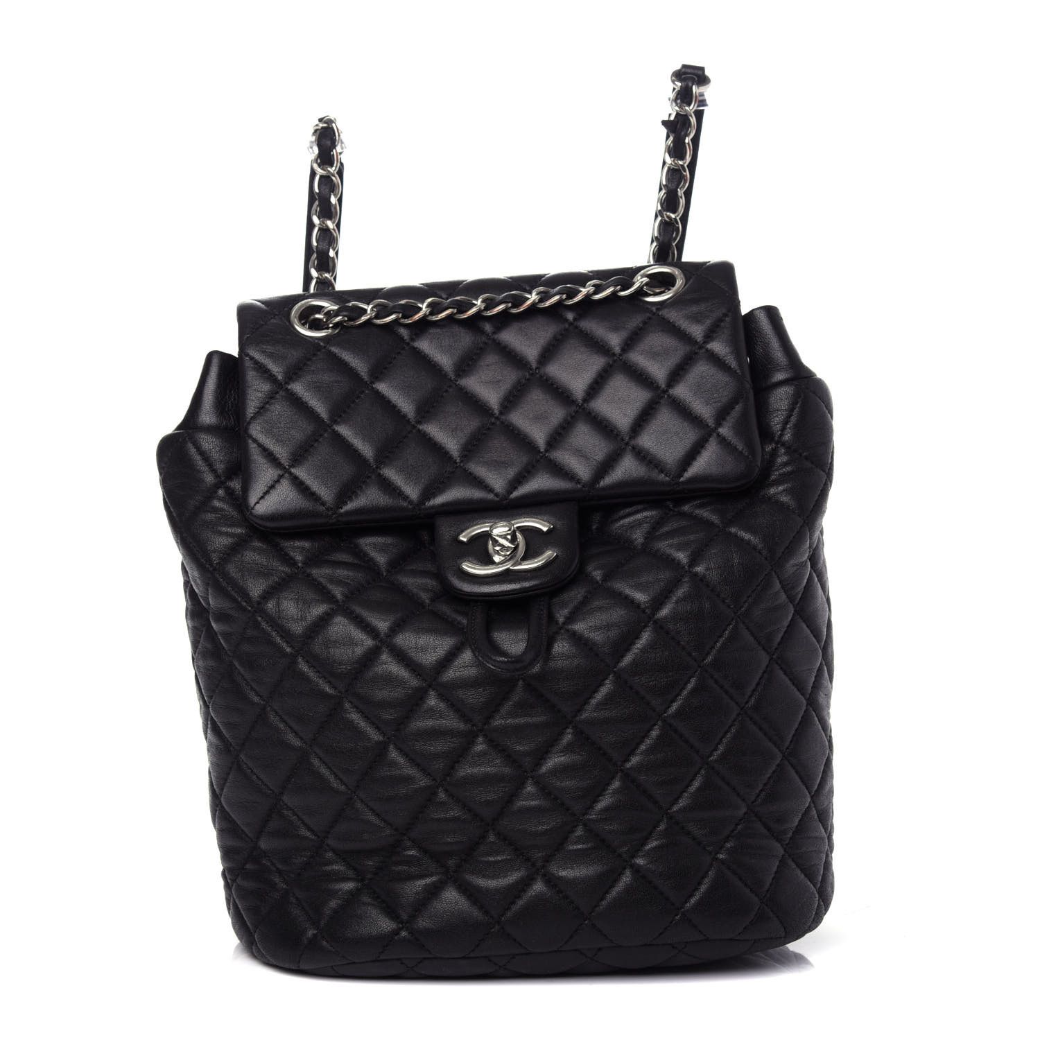 CHANEL

Lambskin Quilted Small Urban Spirit Backpack Black | Fashionphile