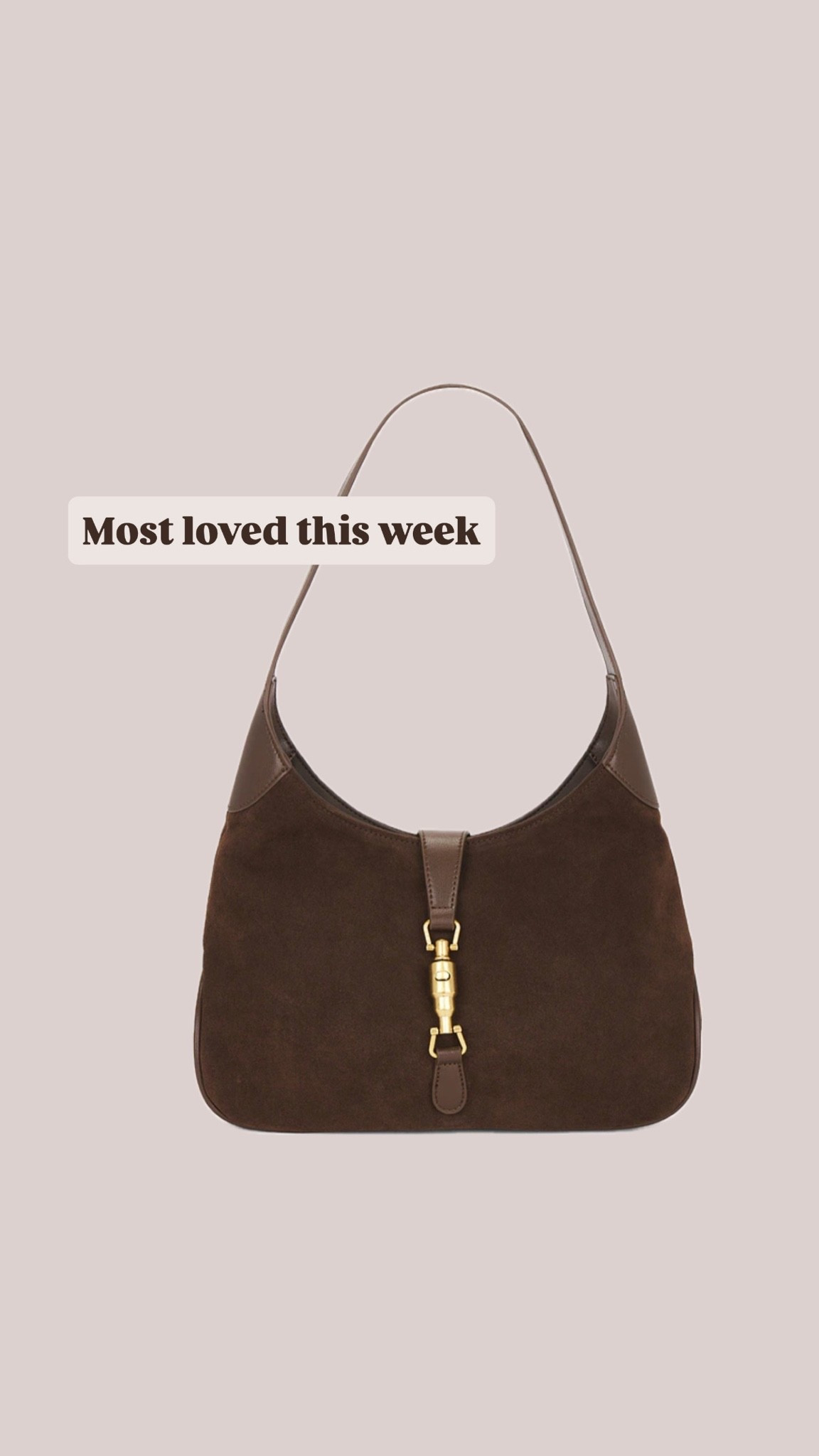 Most loved bag this week
Trending
Revolve 
Look for less
Suede bag
Shoulder bag

#LTKsummer #LTKworkwear #LTKtravel