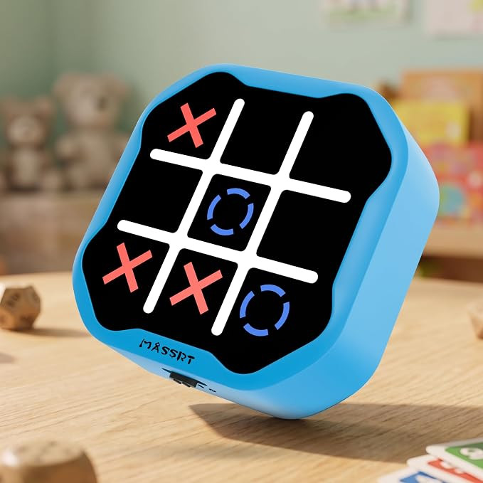 Electronic Tic Tac Toe Bolt Game | 3 in 1 Game, Silent Mode, Handheld Electronic Game, Portable T... | Amazon (US)