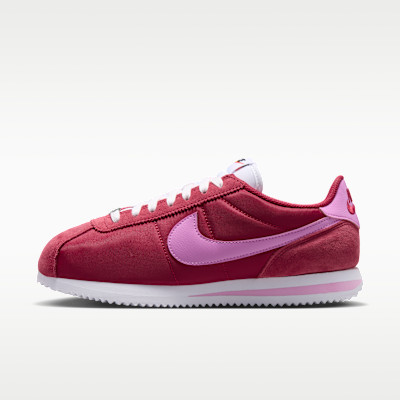 Nike Women's Cortez Textile Shoes in Red | DZ2795-606 | Nike (US)