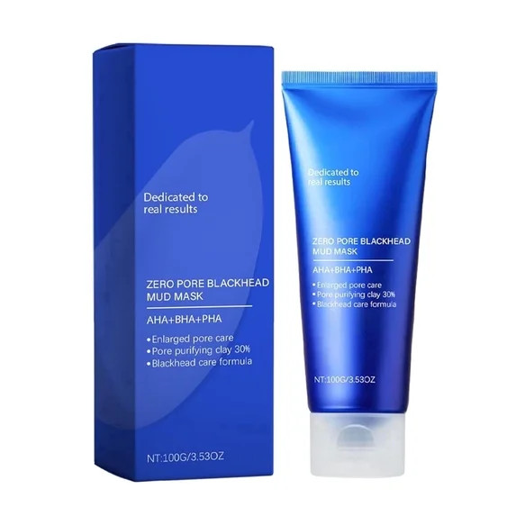 Zero Pore Blackhead Mud Facial Mask - Skin Cooling & Tightening - 3 Minute Quick Dry Pore Care Fo... | Walmart (US)