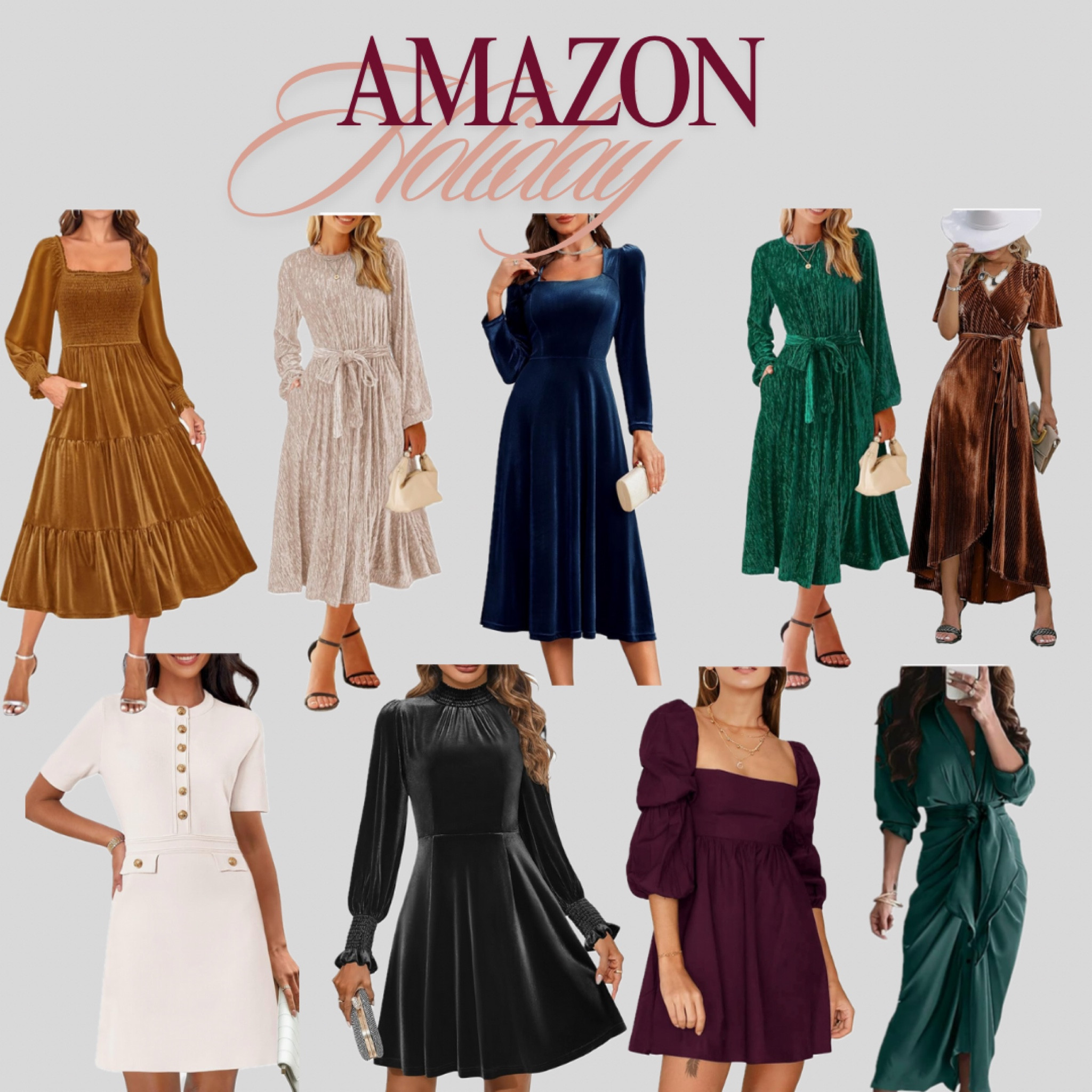 Amazon Holiday Dresses 🎄 🎁 
#amazonholiday #holidaydresses #dresses 

#LTKSeasonal #LTKParties #LTKHoliday