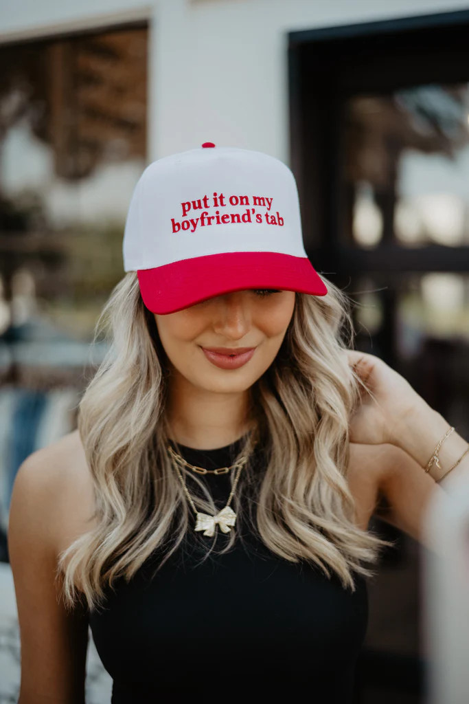 Put It On My Boyfriend's Tab Two-Toned Vintage Hat | Katydid.com
