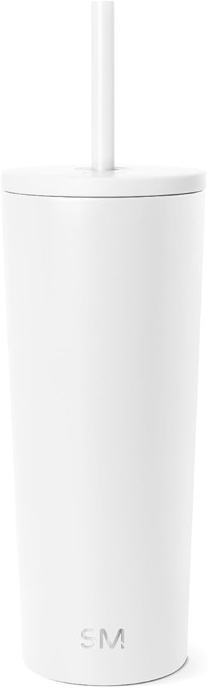 Simple Modern Classic Tumbler with Straw Lid | Insulated Iced Coffee Cup Reusable Stainless Steel... | Amazon (US)