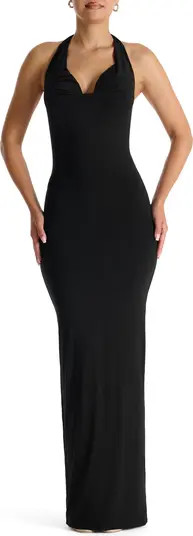 Naked Wardrobe Make 'Em Halter Maxi Dress | Nordstrom | Nordstrom