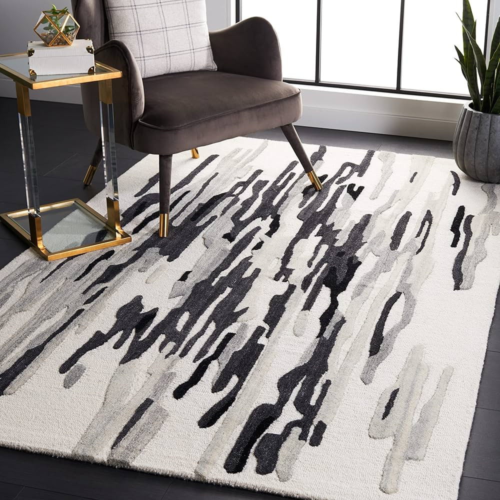 SAFAVIEH Area Rug 8x10 Rodeo Drive Collection Wool Living Room Bedroom Office Dining Space | Amazon (US)