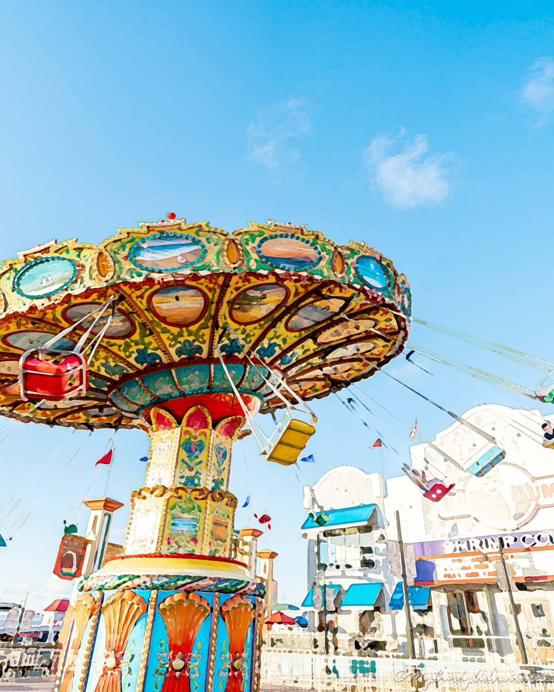 Watercolor Digital Prints - Carnival | Etsy (US)