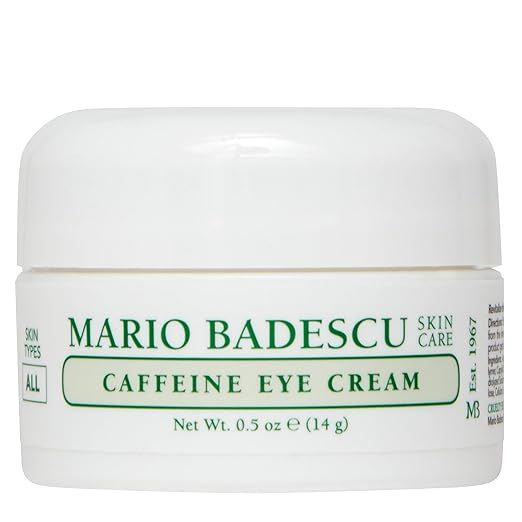 Mario Badescu Caffeine Eye Cream for All Skin Types | Visibly Decreases Dark Circles and Under Ey... | Amazon (US)