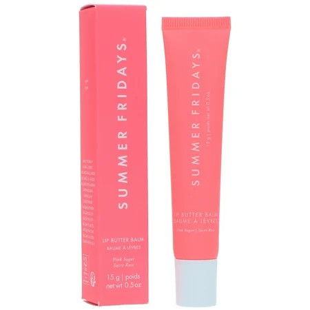 Summer Fridays Lip Butter Balm Pink Sugar 0.5 oz | Walmart (US)