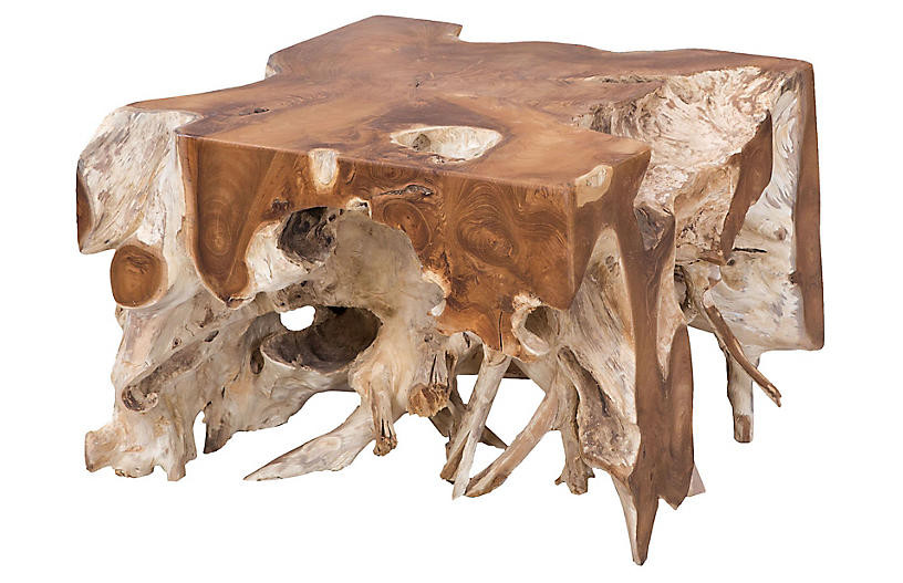 Whistler Teak Root Coffee Table, Natural | One Kings Lane