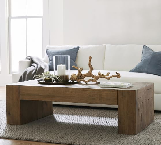 Raymond Rectangular Reclaimed Wood Coffee Table (60") | Pottery Barn (US)