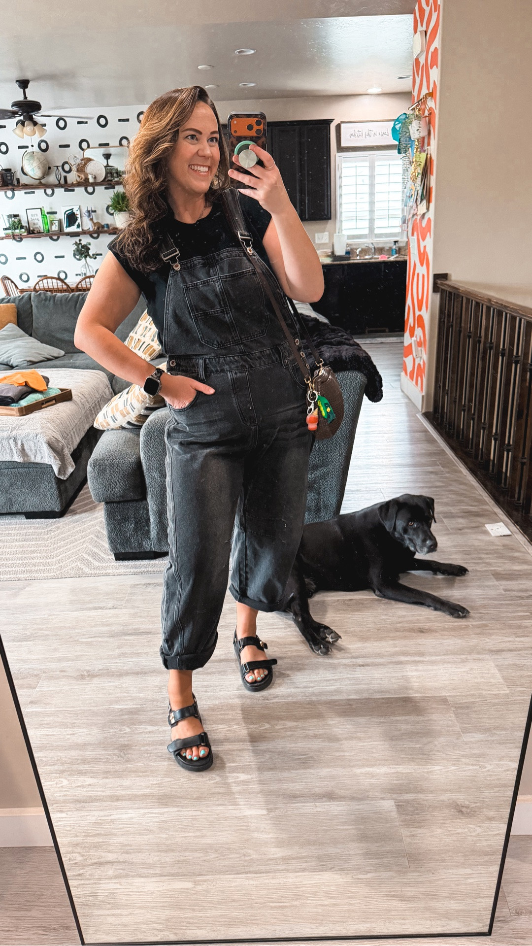 Chaotic week energy = all black everything and zero apologies 😂 These overalls are so easy to style and comfortable enough to survive whatever the week throws at you.

Bra XL 
Undies XL 
Overalls XXL
Shirt XL 

black overalls outfit midsize, easy summer outfit size 14, working mom outfit ideas, midsize casual summer look, amazon overalls size 14/16, all black summer outfit, comfy work week outfit midsize, overalls outfit size 14, amazon fashion finds midsize, size 14 casual summer outfit

#LTKWorkwear #LTKMidsize #LTKTall