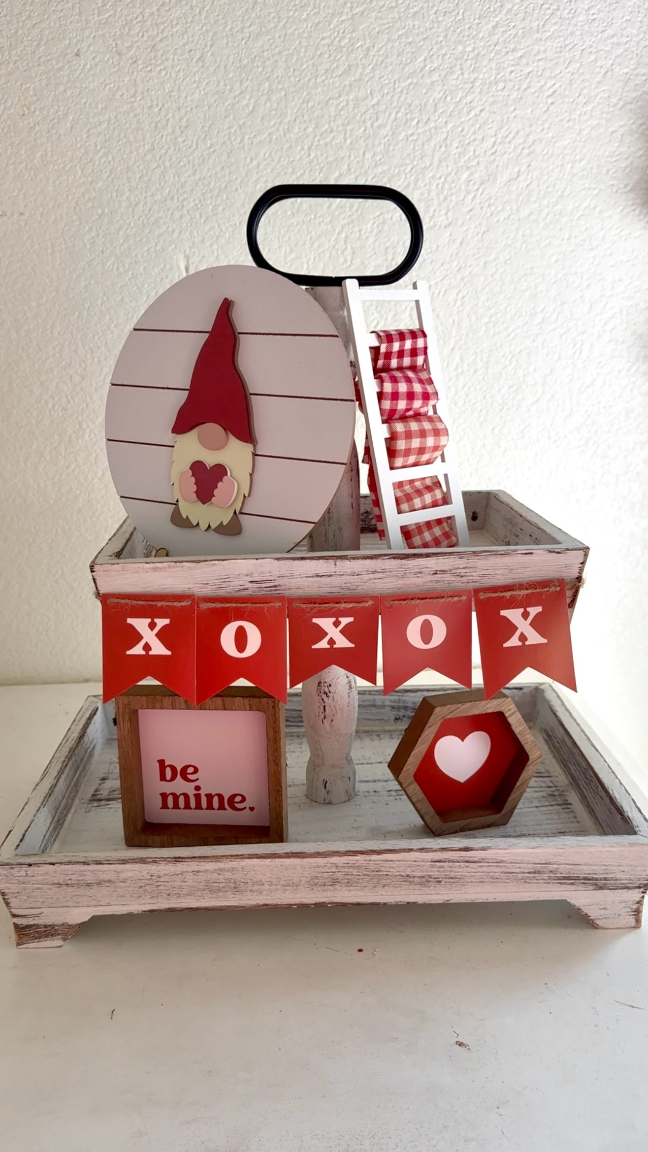 Farmhouse tray decor all seasons, valentines tray decor 

#LTKMostLoved #LTKHome #LTKSeasonal