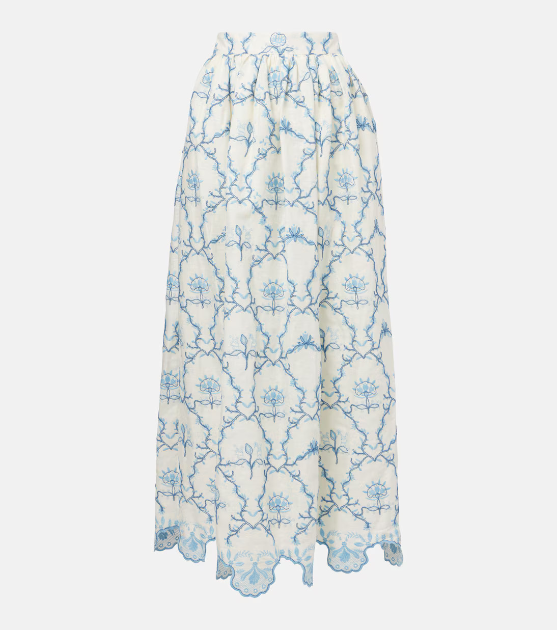 Tangelo floral linen maxi skirt | Mytheresa (US/CA)