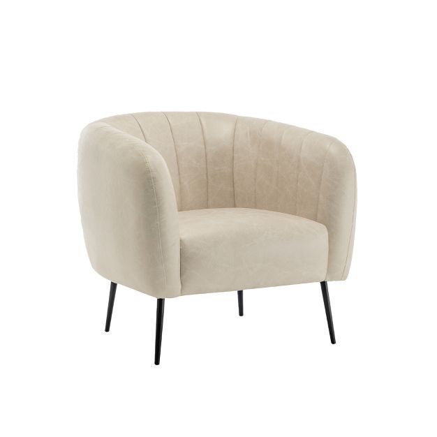 eLuxury Upholstered Channel Living Room Accent Chair | Target