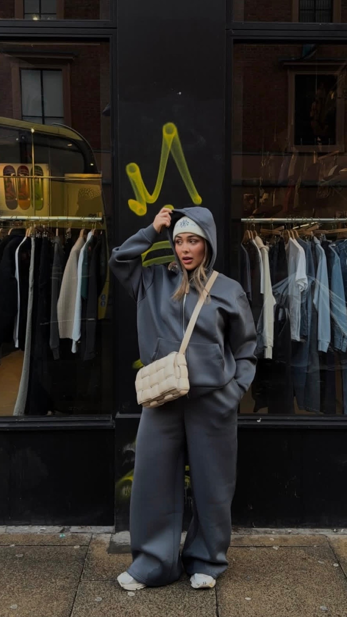 Winter outfit - grey tracksuit 

#LTKuk #LTKstyletip #LTKwinter