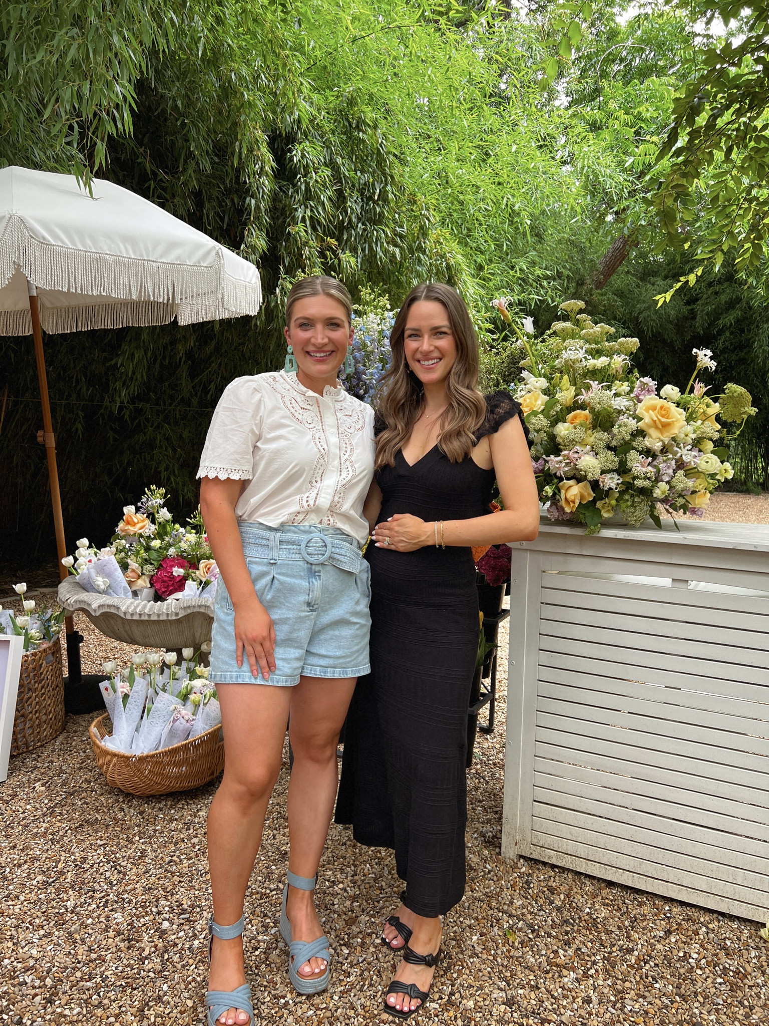 yesterdays outfit 💙 Wearing @sezane a gorgeous Parisian brand. My denim wedges are on sale under $60 too! 

#LTKShoeCrush #LTKStyleTip