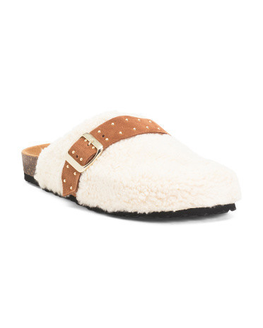 Clogs For Women, Leather/Gold | TJ Maxx