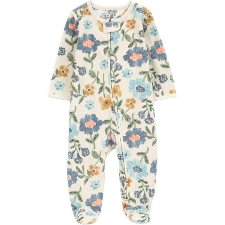 Carter's Child of Mine Baby Girl Sleep N Play, One-Piece, Sizes Preemie-6/9 Months | Walmart (US)