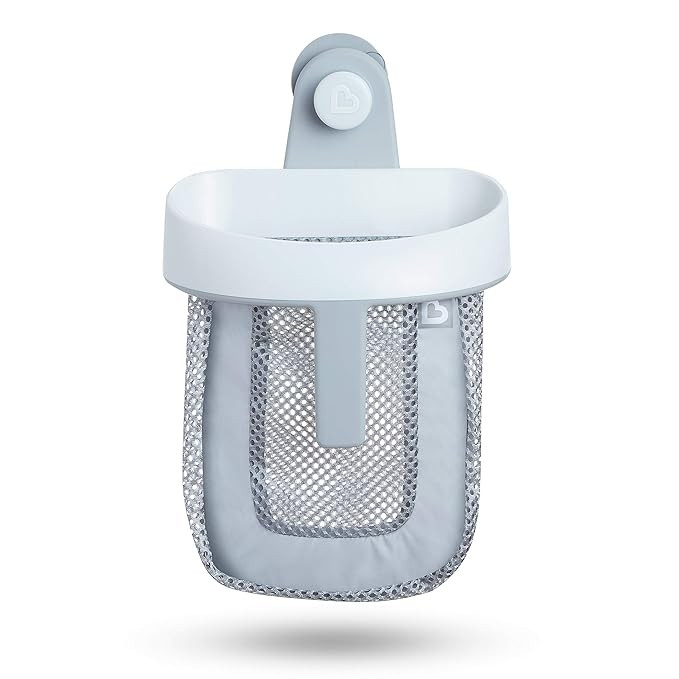 Munchkin Hanging Bath Toy Storage with Quick Drying Mesh, Grey | Amazon (US)