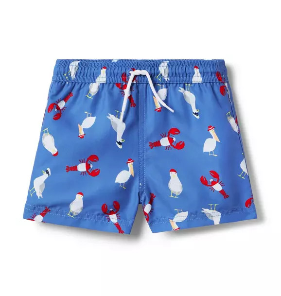 Recycled Nautical Friends Swim Trunk | Janie and Jack