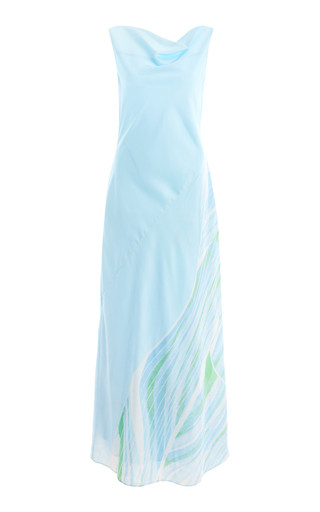 Exclusive Juliana Floral Satin Maxi Dress | Moda Operandi (Global)