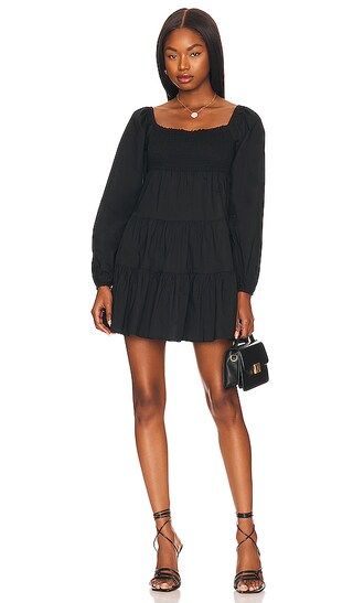 Daniella Mini Dress in Black | Revolve Clothing (Global)