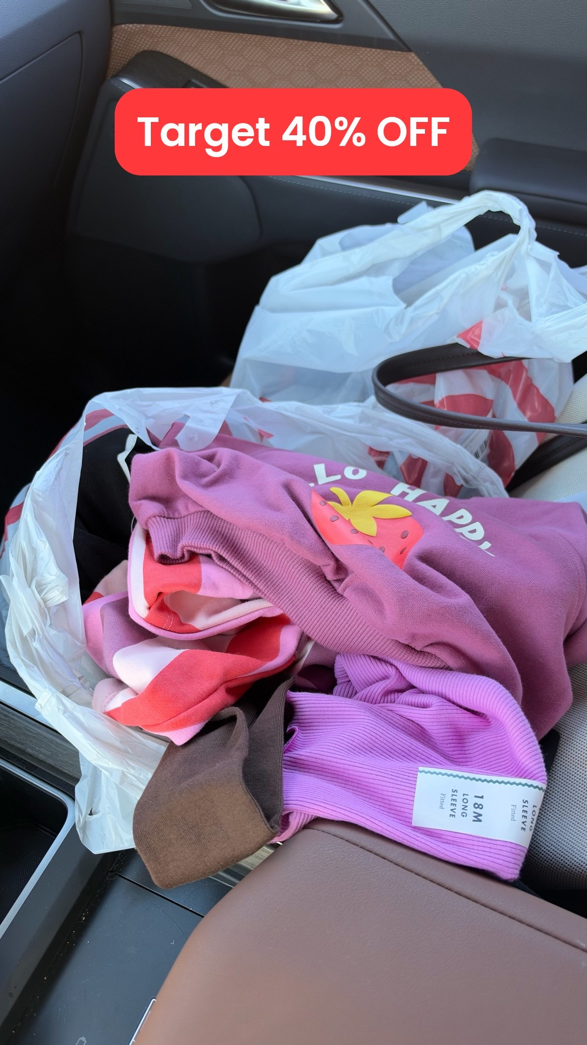 I got some good basic tees for myself and some CUTE outfits for the kids - all 40% off!