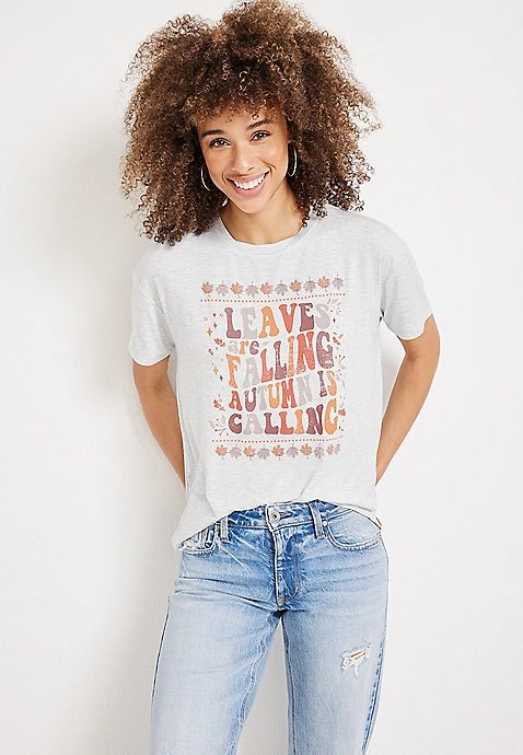 Autumn Is Calling Graphic Tee | Maurices