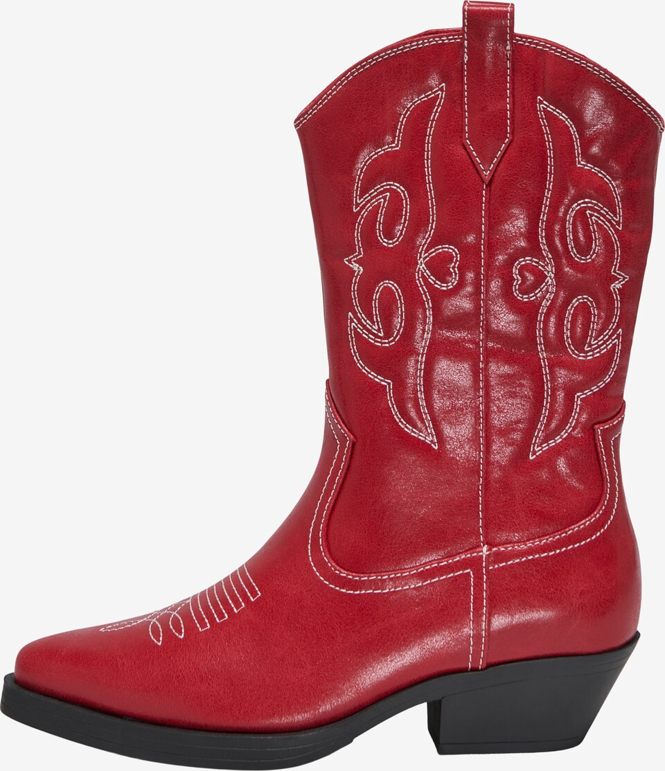 ONLY Cowboylaarzen 'ONLBRONCO-3' in Knalrood | ABOUT YOU | ABOUT YOU NL