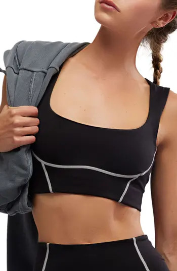 Free People FP Movement You're a Peach Sports Bra in Black at Nordstrom Rack, Size X-Small | Nordstrom Rack