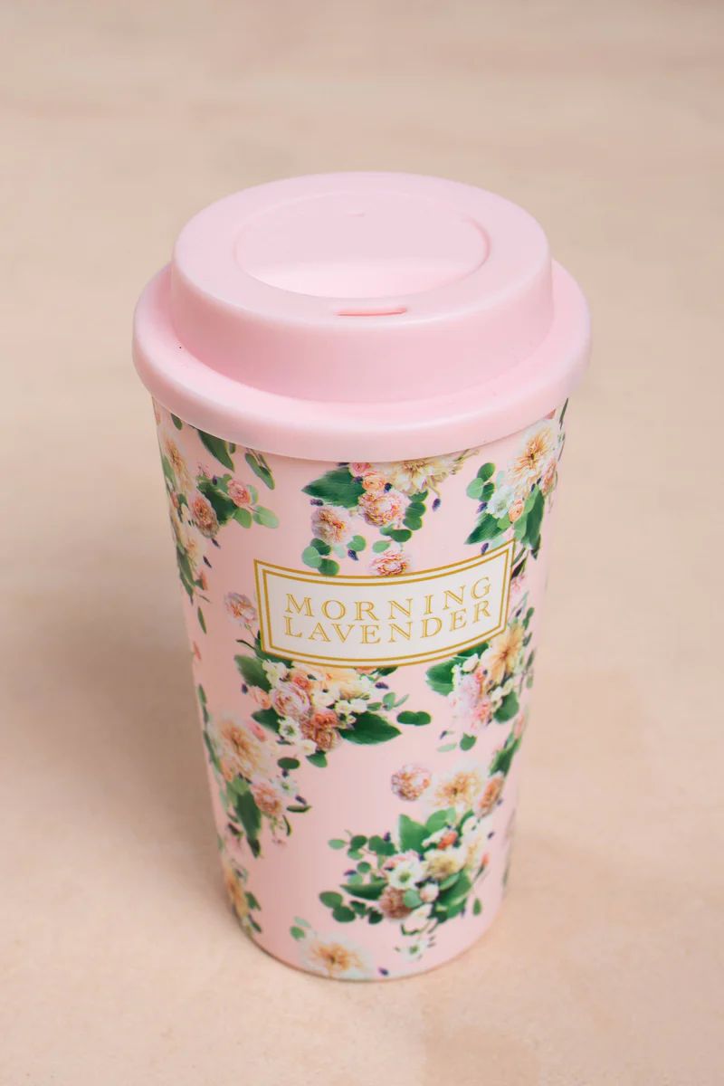 Morning Lavender Reusable Floral Cup | Morning Lavender