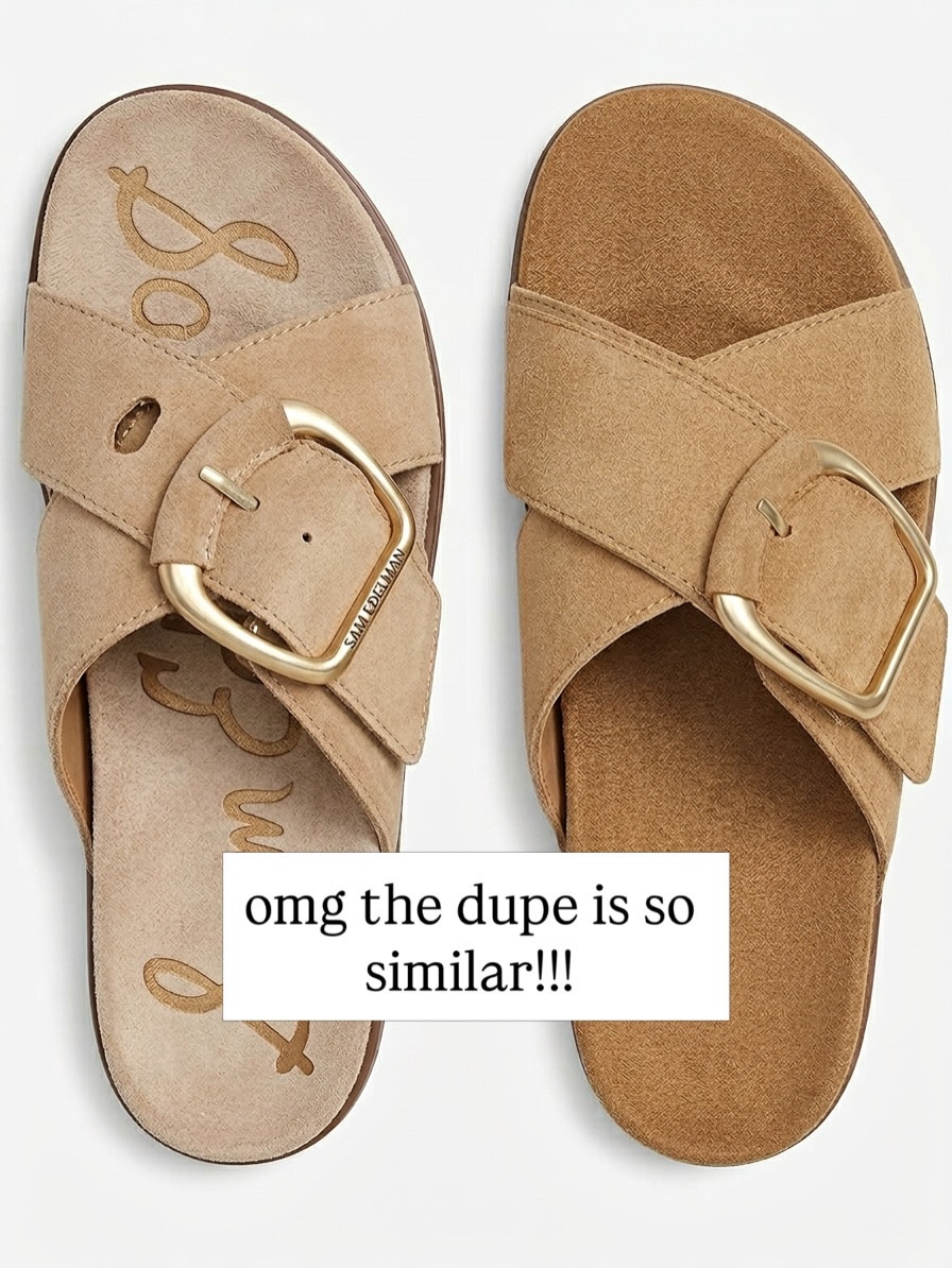 Amazon designer dupe sandals

#LTKU #LTKmomlife #LTKSeasonal