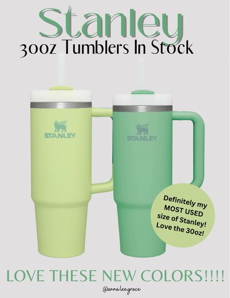 New Stanley 30oz tumblers colors! Definitely my most used size!! 

#LTKfit #LTKunder50 #LTKFind