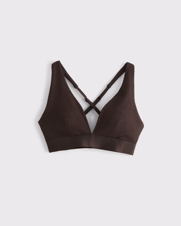 YPB Restore Rib Triangle Bra | Abercrombie & Fitch (US)