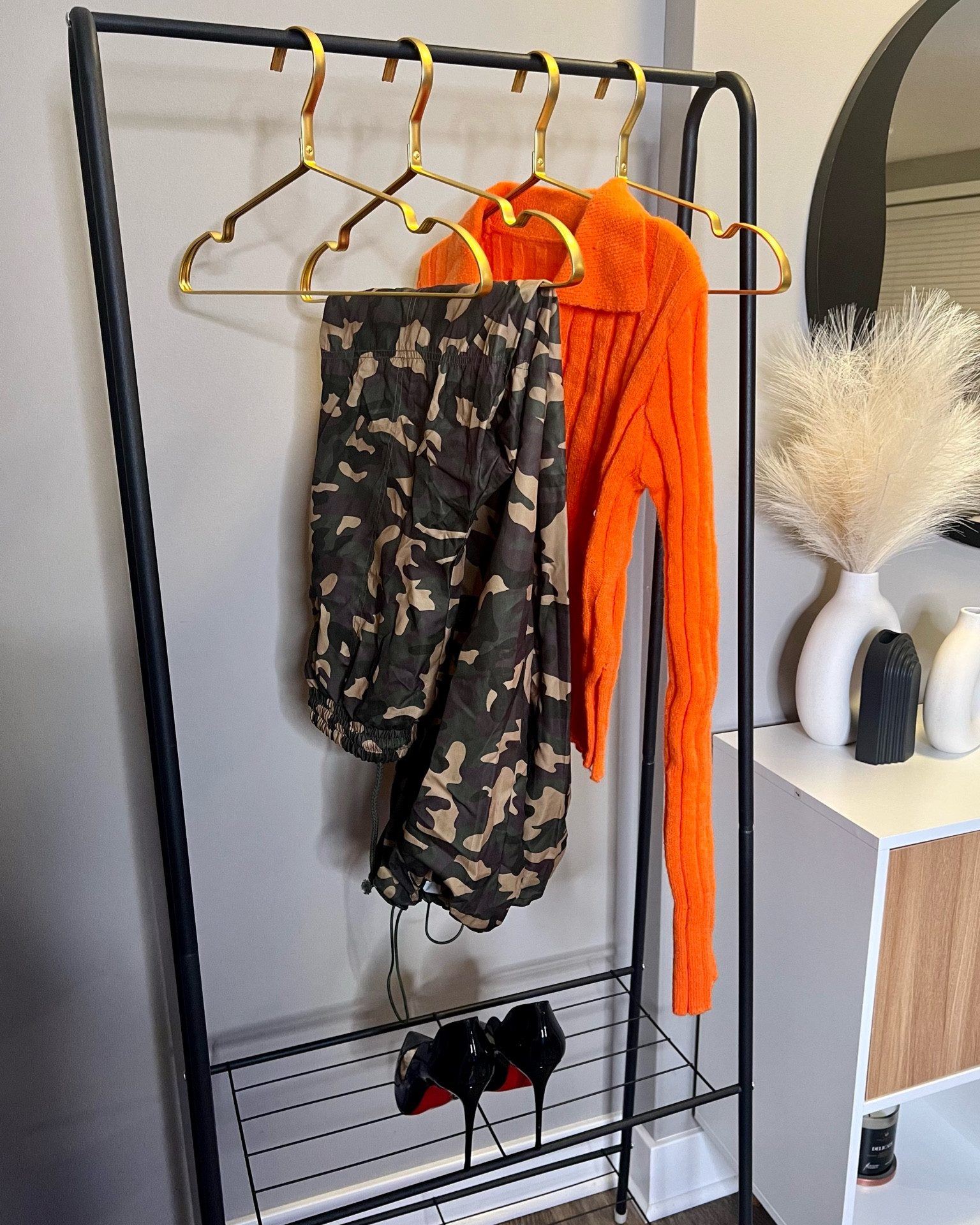 Must have creator items: 

#amazonFinds #goldhangers #clothingrack 

#LTKFind #LTKstyletip #LTKunder100