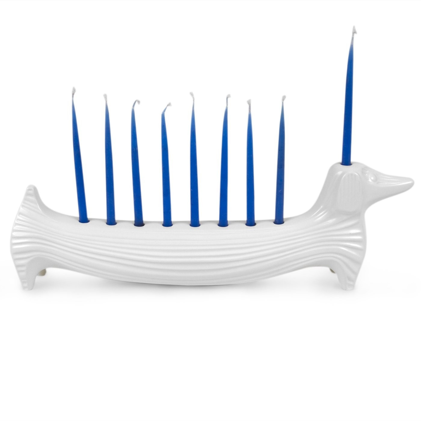 Ceramic Dachshund Menorah | Jonathan Adler