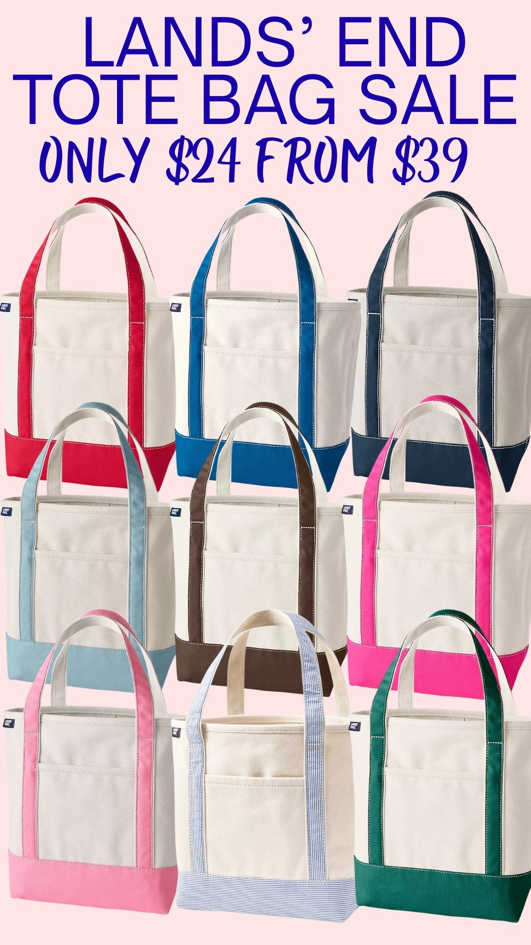 Lands’ End canvas totes are $24 from $39 / use code BBQ

#LTKSaleAlert