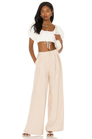 SNDYS Hills Pant in Cream from Revolve.com | Revolve Clothing (Global)