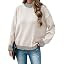 SunnyMelody Womens Oversized Turtle Neck Striped Sweater | Amazon (US)