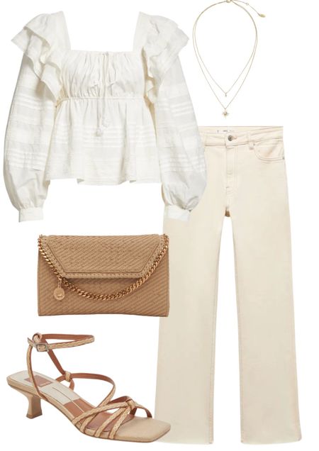 White top
Top
Jeans
Denim
Sandals 

Resort wear
Vacation outfit
Date night outfit
Spring outfit
#Itkseasonal
#Itkover40
#Itku


#LTKitbag #LTKshoecrush