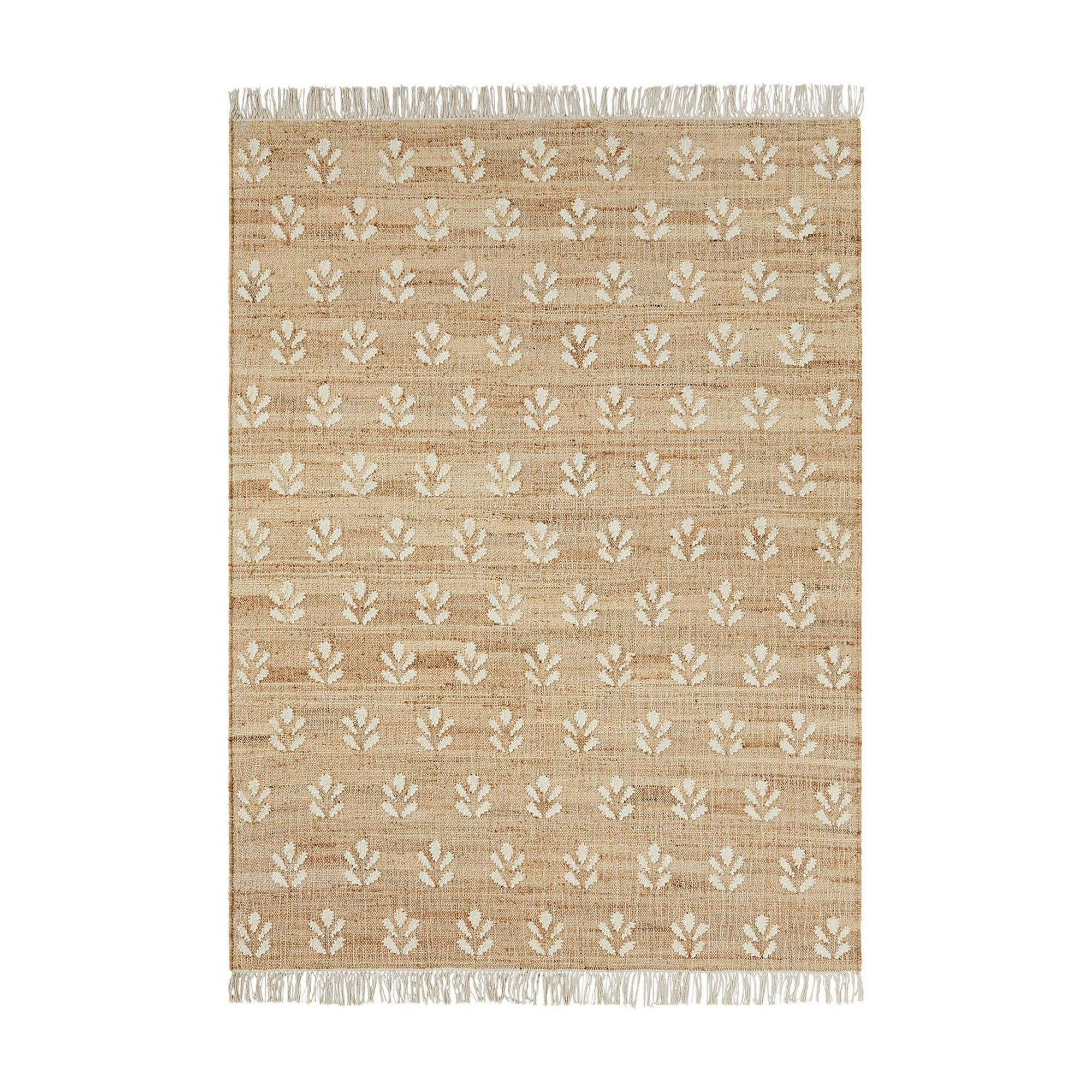 Better Homes & Gardens Floral Jute Motif Rug, 5' x 7' | Walmart (US)