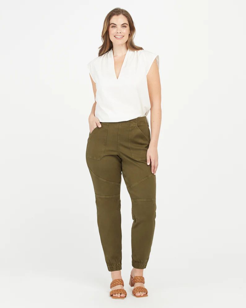 Stretch Twill Cargo Jogger | Spanx