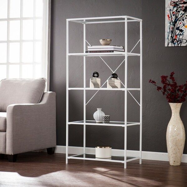 Harper Blvd Penrose White 5-Tier Bookshelf | Bed Bath & Beyond